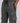 grey track pants with black drawstring, zip pocket on the side and a hex logo patch on the thigh by K-Star 7 Originals
