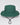 Castelli bucket hat in green with a round logo and adjustable chin strap