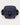 navy blue k star seven originals sling bag with front flap pocket and adjustable black strap