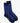 A pair of dark blue Al-Capone men's crew socks with a lighter blue diamond pattern, displayed flat on a surface.