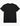 Back view of a black Been Men's T-shirt, featuring short sleeves and a classic crew neck design.