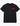 A black Been men's t-shirt featuring a distinctive red tartan plaid chest pocket and short sleeves, laid flat.