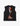 Black Bucket Sleeveless Mens T-Shirt with a vibrant graphic print featuring an orange bucket hat, a large 'K', and orange