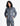 Charcoal grey Blizzard Mens Softshell Jacket with full zip and hood, shown from the front on a model.