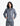 Blizzard Mens Softshell Jacket in gray, front view, featuring a full-zip closure, hood, and a white contrast panel with a