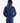Blizzard Mens Softshell Jacket in navy blue, shown from the back, highlighting its hooded design and durable fabric.