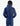 Blizzard Mens Softshell Jacket in navy blue, shown from the back, highlighting its hooded design and durable fabric.