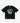 Black Clegane Men's Logo T-Shirt with a K*7 1968 graphic print in orange, teal, and white, short sleeves.