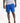 Cobra Mens Swimshorts in a vibrant blue with a striking all-over snake-skin pattern, showcased from a slightly angled front
