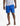 Cobra Mens Swimshorts in a vibrant blue with a striking all-over snake-skin pattern, showcased from a slightly angled front