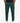 Dark green GHOST MENS V2.0 TRACKPANTS featuring a white circular logo, zippered side pockets, and zippered cuffs, ideal for