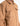 Close-up of a brown Han Melton Jacket, featuring two buttoned chest pockets and a central zipper, showcasing its wool-blend