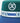 Close-up of a Klevas Bentley bucket hat, featuring a green crown, blue brim, white band with blue stripe, and embroidered