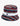 Klevas Carl Reversible Bucket Hat featuring brown, blue, red, and white stripes with a diamond pattern and a white logo band.