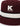 Close-up of a Klevas Martina reversible bucket hat in maroon with a white stripe and embroidered Klevas logo.