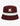 Klevas Martina Reversible Bucket Hat in maroon with a white stripe and embroidered Klevas logo on a white background.