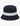 Klevas Martina Reversible Bucket Hat in navy blue with a cream and teal stripe, viewed front-on on a white background.