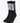 Pair of Rafa black athletic socks featuring a prominent white E=KXA logo and star design, shown upright.