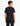 Back view of a boy wearing a black Rollo Boys T-Shirt with short sleeves, paired with black pants for a casual everyday look.