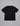 black short sleeve t shirt from K-Star 7 Originals back view with a small left hem tag