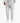 Grey Sunset II Mens Trackpants, crafted from soft fleece, presented on a model in a front view, featuring ribbed cuffs and a