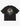 Taste Mens black oversized t-shirt, back view, featuring a colorful NASA graphic and a zippered sleeve pocket.