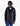 Black Tripper mens padded jacket with a hood, full-zip closure, and multiple utility pockets, modeled from the front.