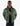 Union Mens Padded Jacket in a military green color, featuring multiple pockets and a full zip closure, modeled from the