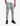 Vello Mens Trackpants in light grey, featuring a modern jogger-fit design with multiple black zippered cargo pockets, worn